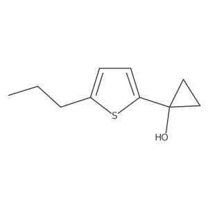 1-(5-Propylthiophen-2-yl)cyclopropan-1-ol Structure