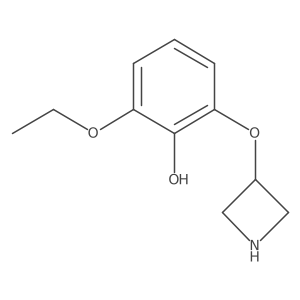 2-(Azetidin-3-yloxy)-6-ethoxyphenol结构式
