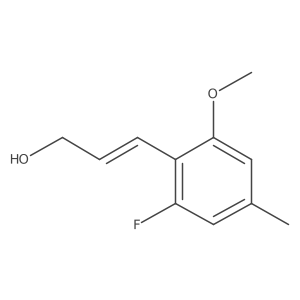 3-(2-Fluoro-6-methoxy-4-methylphenyl)prop-2-en-1-ol Structure
