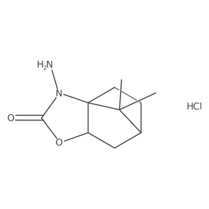 (6R,7AR)-3-amino-8,8-dimethyltetrahydro-4h-3a,6-methanobenzo[d]oxazol-2(3h)-one hydrochloride结构式