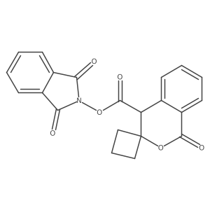 1,3-dioxo-2,3-dihydro-1H-isoindol-2-yl 1-oxo-1,4-dihydrospiro[2-benzopyran-3,1'-cyclobutane]-4-carboxylate Structure