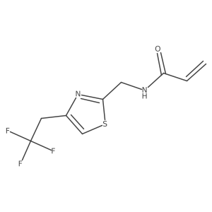 N-[[4-(2,2,2-Trifluoroethyl)-1,3-thiazol-2-yl]methyl]prop-2-enamide Structure
