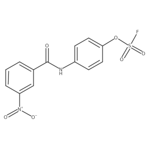 4-(3-Nitrobenzamido)phenyl sulfurofluoridate结构式