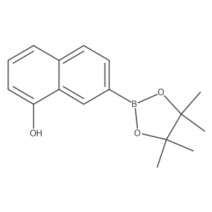 7-(4,4,5,5-Tetramethyl-1,3,2-dioxaborolan-2-yl)naphthalen-1-ol Structure