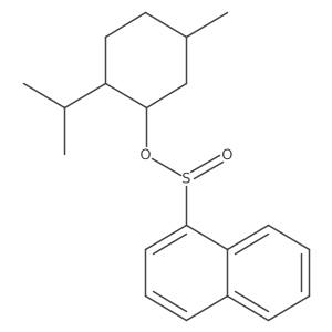 (S)-(1R,2S,5R)-2-Isopropyl-5-methylcyclohexyl naphthalene-1-sulfinate Structure