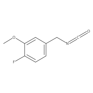 1-Fluoro-4-(isocyanatomethyl)-2-methoxybenzene Structure