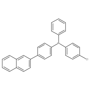 4-Chloro-N-(4-(naphthalen-2-yl)phenyl)-N-phenylaniline结构式