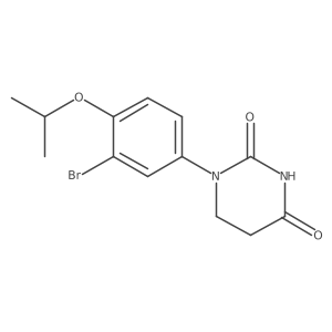 1-(3-Bromo-4-isopropoxy-phenyl)hexahydropyrimidine-2,4-dione Structure