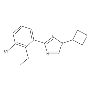 2-Methoxy-3-[1-(3-oxetanyl)-1H-1,2,4-triazol-3-yl]benzenamine结构式