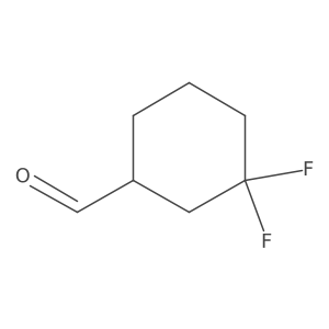 (S)-3,3-Difluorocyclohexane-1-carbaldehyde结构式
