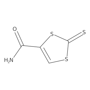 2-Thioxo-1,3-dithiole-4-carboxamide结构式