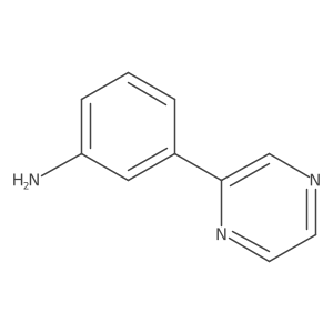 3-(Pyrazin-2-yl)aniline结构式