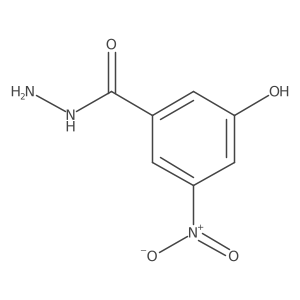 3-Hydroxy-5-nitrobenzohydrazide结构式