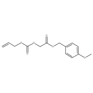 (4-Methoxyphenyl)methyl 2-[[(2-propen-1-yloxy)carbonyl]oxy]acetate结构式
