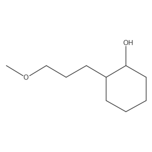 rac-(1R,2S)-2-(3-methoxypropyl)cyclohexan-1-ol Structure
