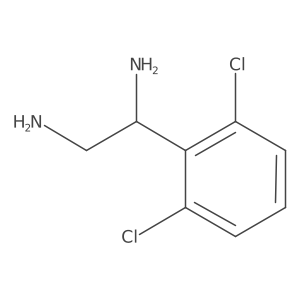 beta-Amino-beta-(2,6-dichlorophenyl)ethylamine Structure