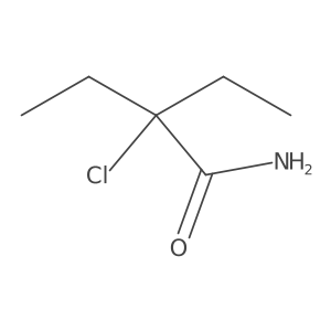 2-Chloro-2-ethylbutanamide结构式
