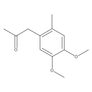 1-(4,5-dimethoxy-2-methyl-phenyl)propan-2-one结构式