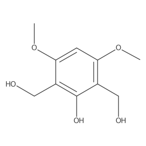 2-Hydroxy-4,6-dimethoxy-1,3-benzenedimethanol结构式