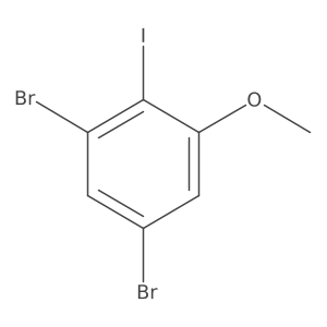 1,5-Dibromo-2-iodo-3-methoxybenzene Structure