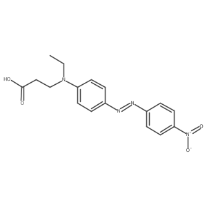 beta-Alanine, N-ethyl-N-[4-[2-(4-nitrophenyl)diazenyl]phenyl]-结构式