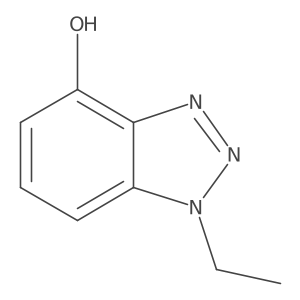 1-Ethyl-1H-1,2,3-benzotriazol-4-ol Structure