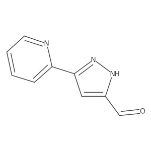 3-(pyridin-2-yl)-1H-pyrazole-5-carbaldehyde Structure