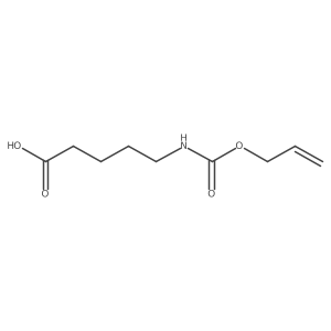 5-(((Allyloxy)carbonyl)amino)pentanoic acid Structure