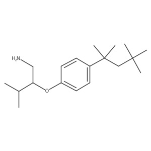 3-Methyl-2-[4-(1,1,3,3-tetramethylbutyl)phenoxy]-1-butanamine结构式
