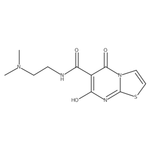 N-(2-(dimethylamino)ethyl)-7-hydroxy-5-oxo-5H-thiazolo[3,2-a]pyrimidine-6-carboxamide Structure