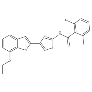 N-(4-(7-ethoxybenzofuran-2-yl)thiazol-2-yl)-2,6-difluorobenzamide Structure
