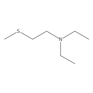 Methyl 2-diethylaminoethyl sulfide Structure