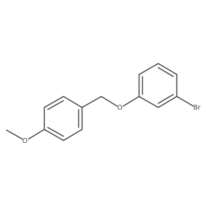 1-Bromo-3-((4-methoxybenzyl)oxy)benzene Structure