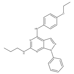 N4-(4-ethoxyphenyl)-1-phenyl-N6-propyl-1H-pyrazolo[3,4-d]pyrimidine-4,6-diamine Structure