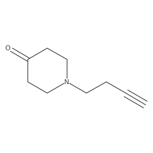 1-(But-3-YN-1-YL)piperidin-4-one结构式