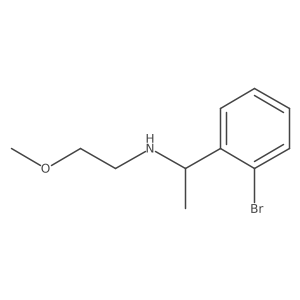 [1-(2-Bromophenyl)ethyl](2-methoxyethyl)amine Structure