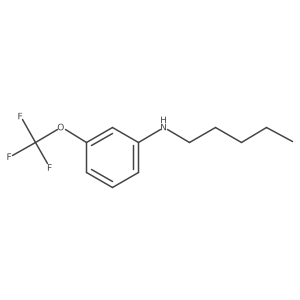 N-Pentyl-3-(trifluoromethoxy)benzenamine Structure