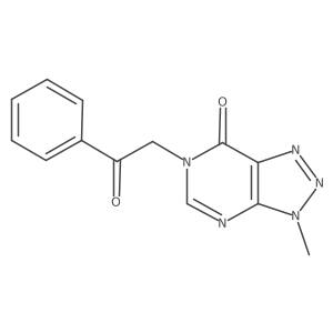 3-methyl-6-(2-oxo-2-phenylethyl)-3H,6H,7H-[1,2,3]triazolo[4,5-d]pyrimidin-7-one Structure