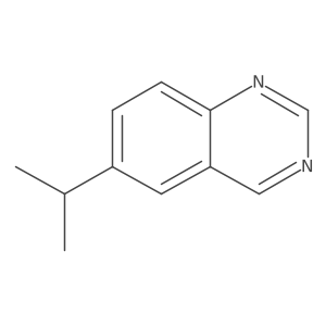 Quinazoline, 6-(1-methylethyl)-结构式
