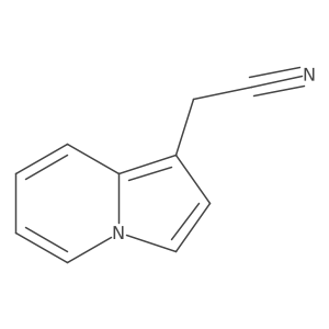 1-Indolizineacetonitrile结构式