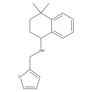 2-Furanmethanamine, N-(1,2,3,4-tetrahydro-4,4-dimethyl-1-naphthalenyl)-结构式