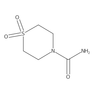 1,1-Dioxo-1lambda6-thiomorpholine-4-carboxamide Structure