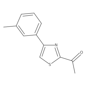1-[4-(3-Methylphenyl)-2-thiazolyl]ethanone结构式