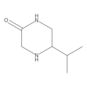 (S)-5-Isopropylpiperazin-2-one Structure