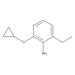 2-Cyclopropoxy-6-ethylaniline结构式