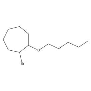 1-Bromo-2-(pentyloxy)cycloheptane Structure