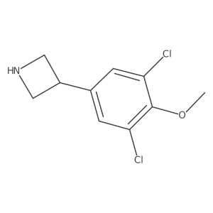 Azetidine, 3-(3,5-dichloro-4-methoxyphenyl)- Structure