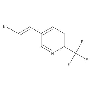 5-[(E)-2-Bromovinyl]-2-(trifluoromethyl)pyridine Structure
