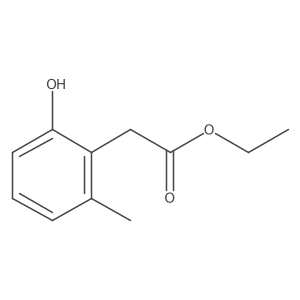 Ethyl 2-hydroxy-6-methylbenzeneacetate Structure