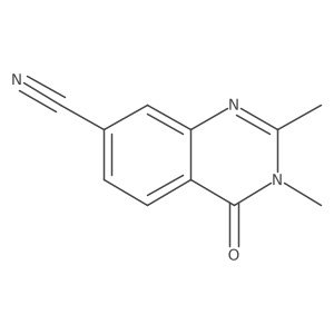 2,3-Dimethyl-4-oxoquinazoline-7-carbonitrile结构式